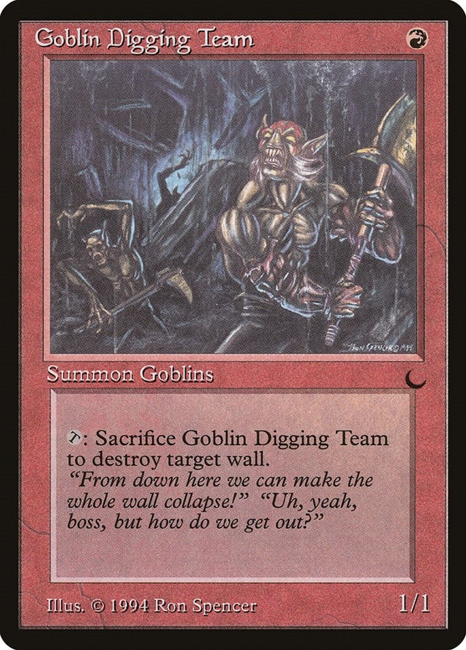 Goblin Digging Team [DRK] - MTG Single