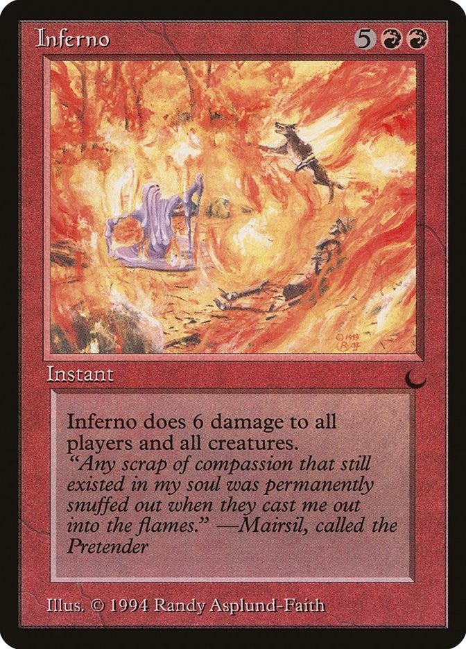 Inferno [DRK] - MTG Single