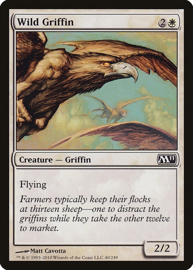 Wild Griffin (40) [M11] - MTG Single
