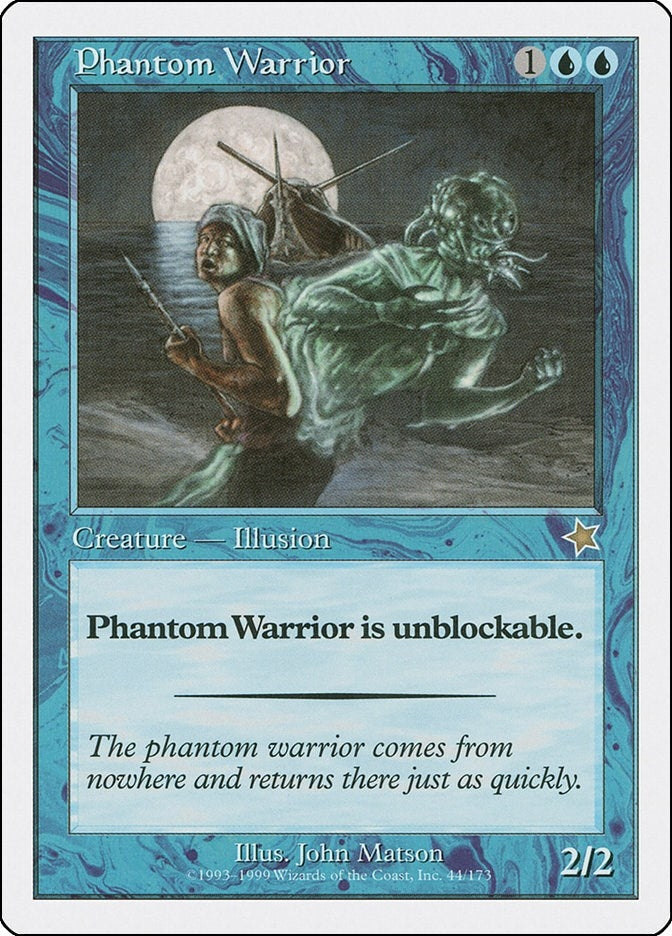 Phantom Warrior (44) [S99] - MTG Single