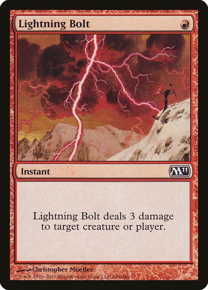 Lightning Bolt (149) [M11] - MTG Single