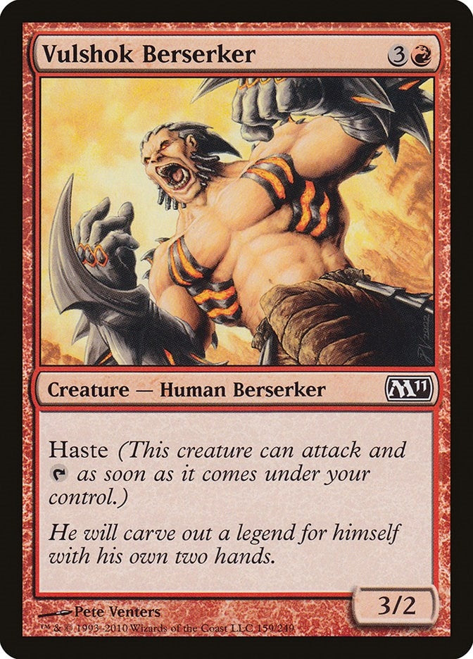 Vulshok Berserker (159) [M11] - MTG Single