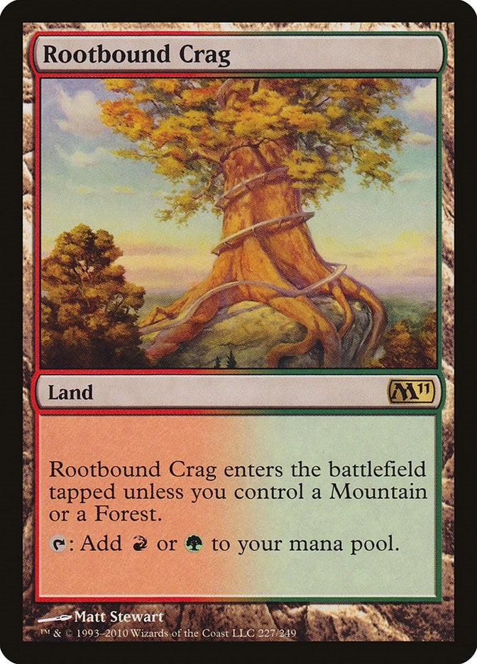 Rootbound Crag (227) [M11] - MTG Single