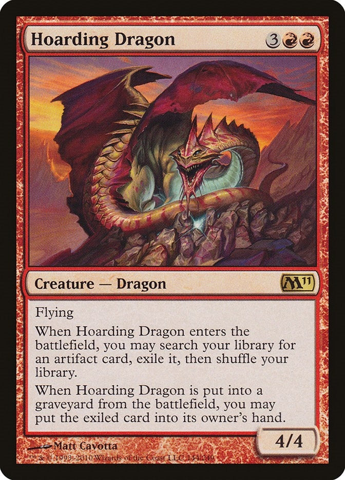 Hoarding Dragon (144) [M11] - MTG Single