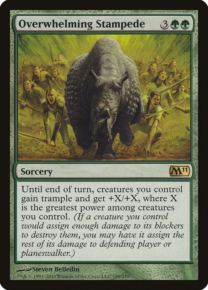 Overwhelming Stampede (189) [M11] - MTG Single