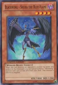 Blackwing - Shura the Blue Flame (3025) (GLD3) - YuGiOh Single