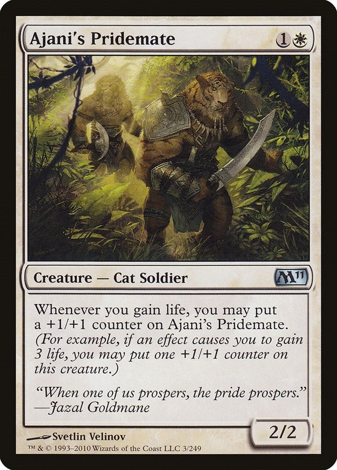 Ajani’s Pridemate (3) [M11] - MTG Single