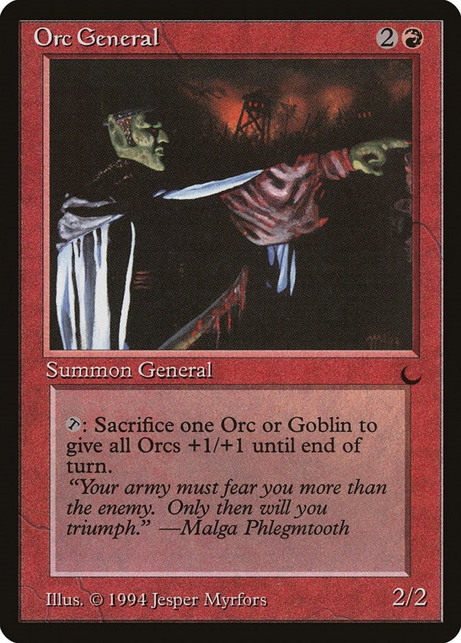 Orc General [DRK] - MTG Single