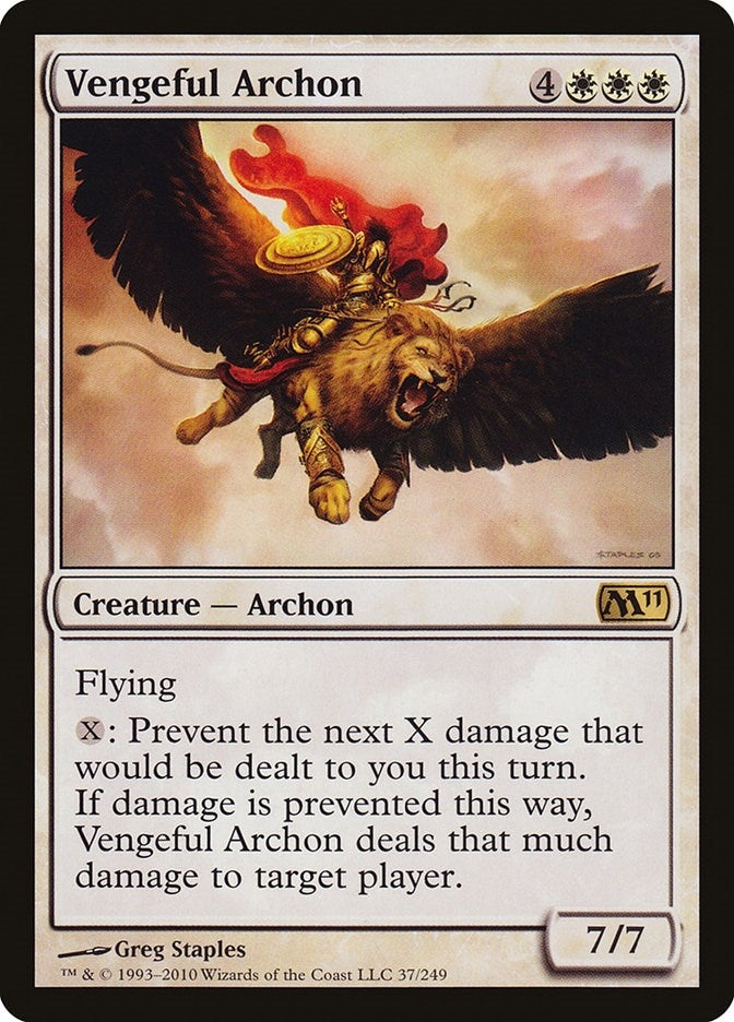 Vengeful Archon (37) [M11] - MTG Single