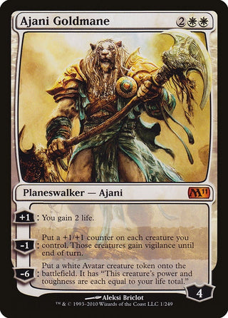 Ajani Goldmane (1) [M11] - MTG Single