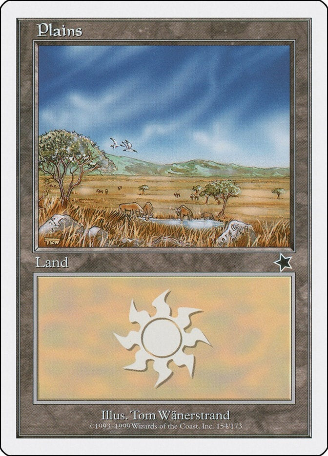 Plains (154) (154) [S99] - MTG Single