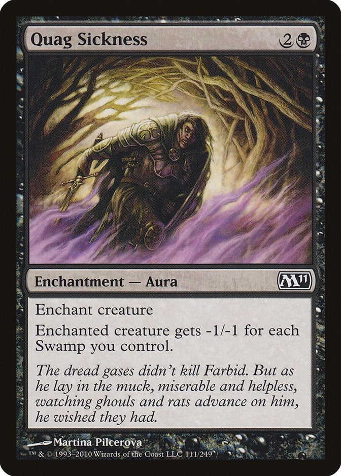 Quag Sickness (111) [M11] - MTG Single