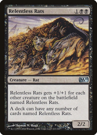 Relentless Rats (113) [M11] - MTG Single