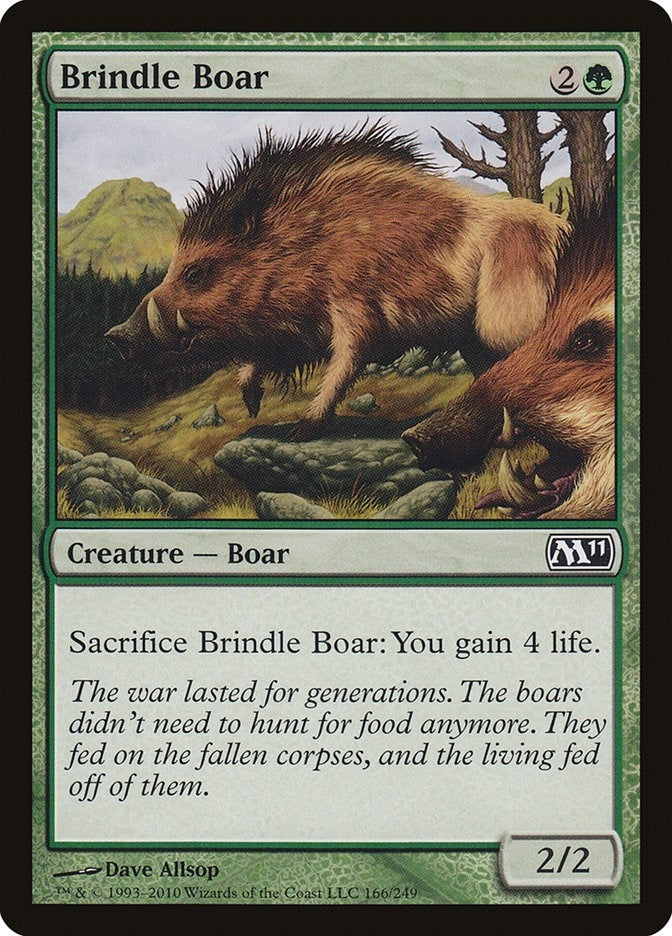 Brindle Boar (166) [M11] - MTG Single
