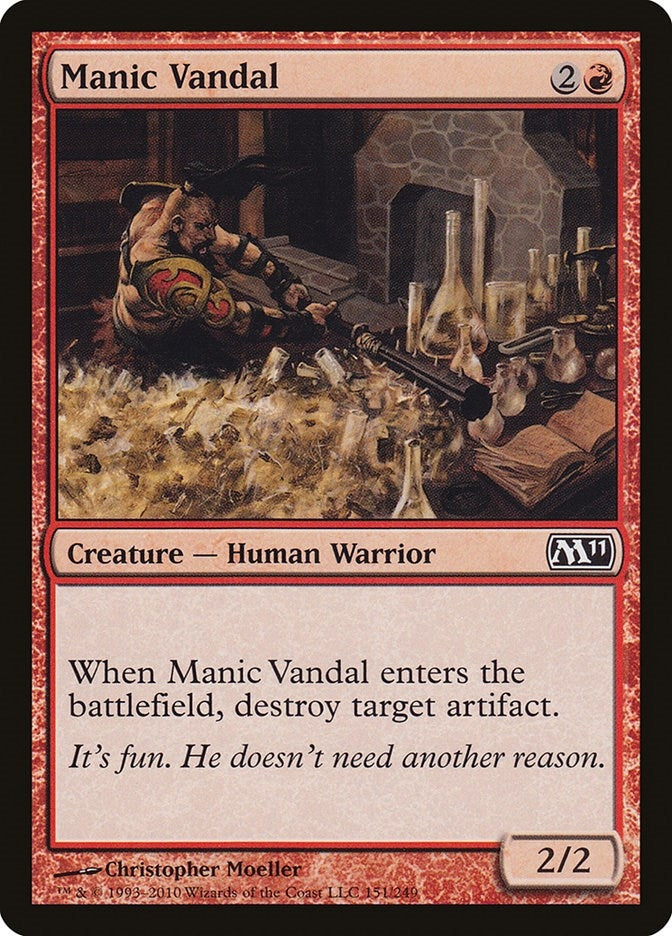 Manic Vandal (151) [M11] - MTG Single