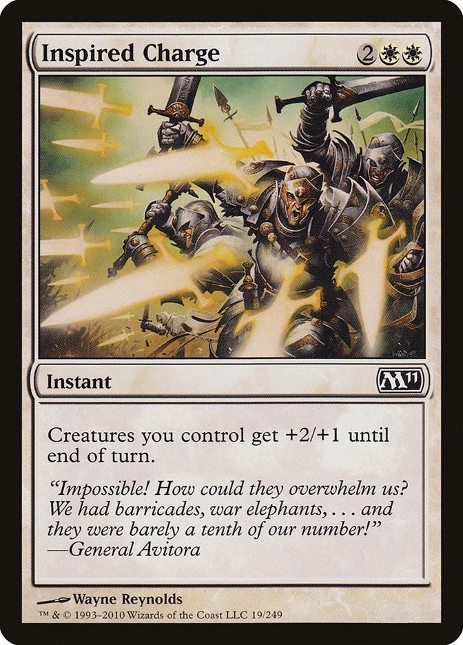 Inspired Charge (19) [M11] - MTG Single