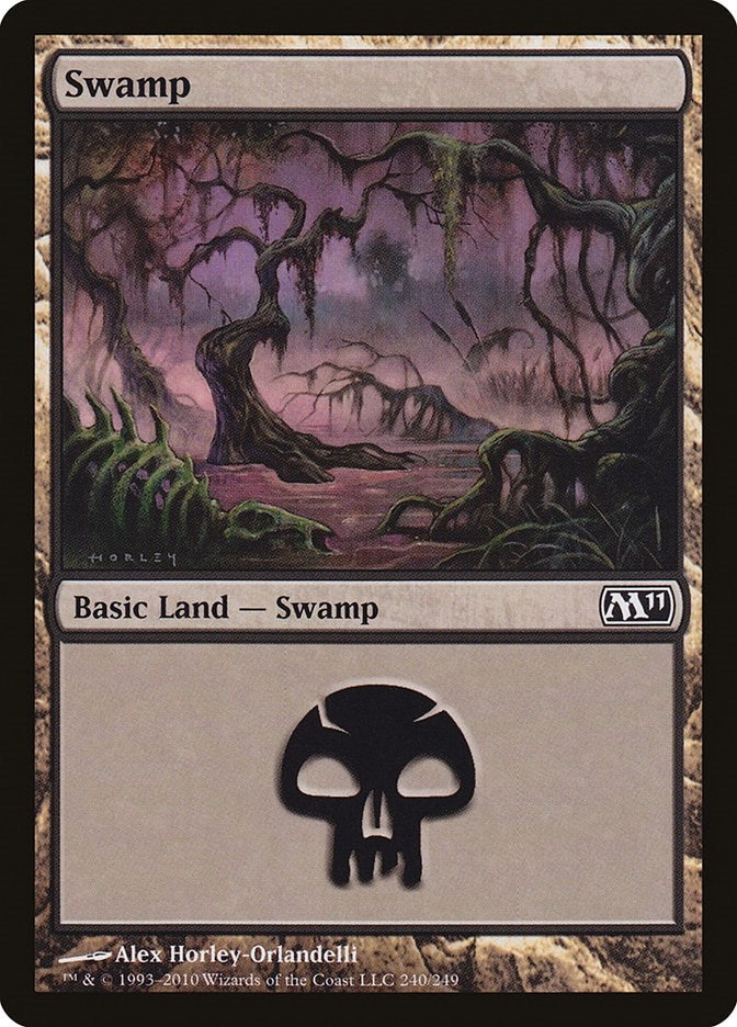 Swamp (240) (240) [M11] - MTG Single