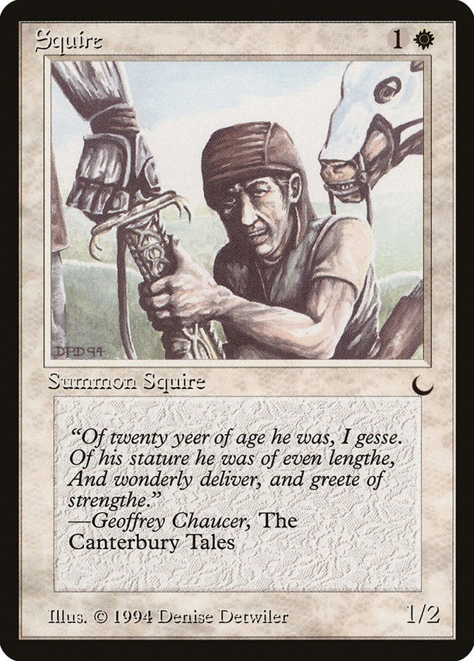 Squire [DRK] - MTG Single