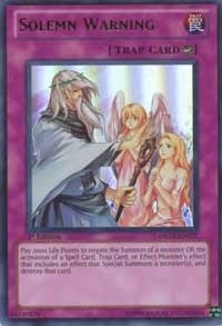 Solemn Warning (77) (DREV) - YuGiOh Single