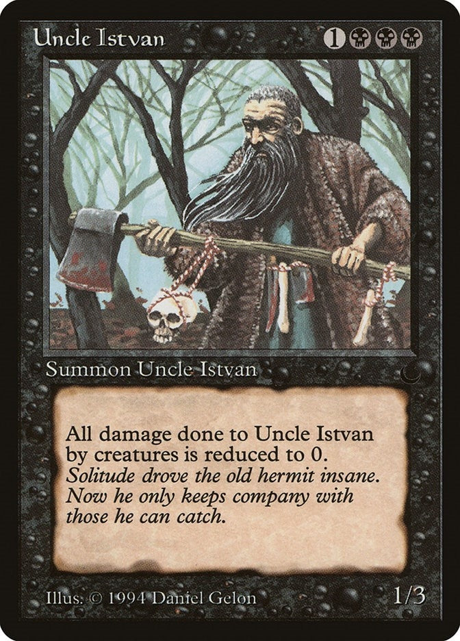 Uncle Istvan [DRK] - MTG Single