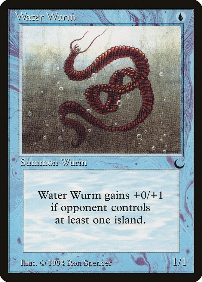 Water Wurm [DRK] - MTG Single