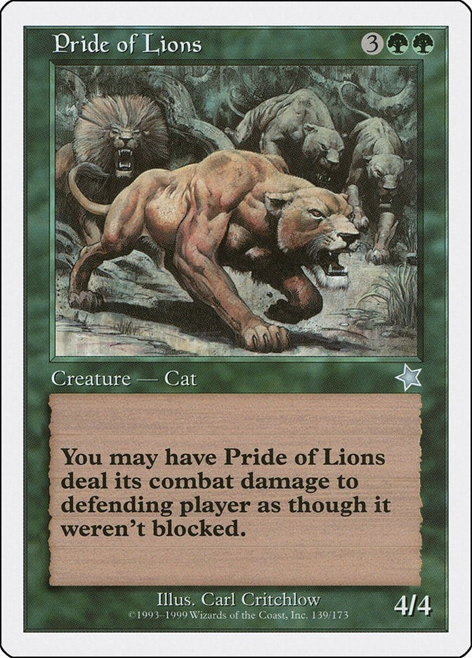 Pride of Lions (139) [S99] - MTG Single