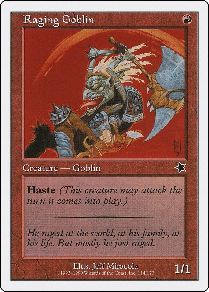 Raging Goblin (114) [S99] - MTG Single