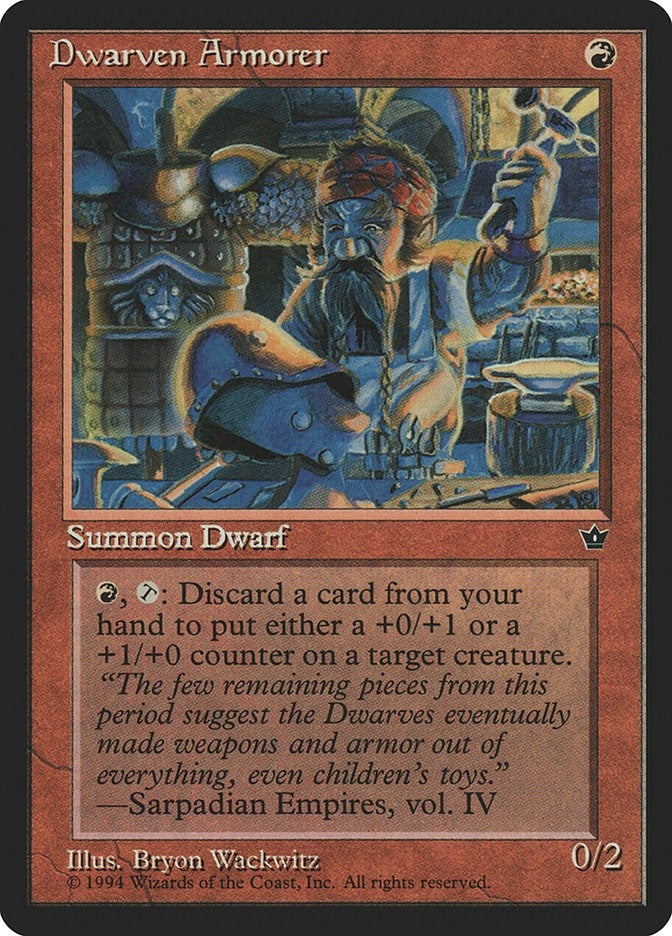Dwarven Armorer [FEM] - MTG Single