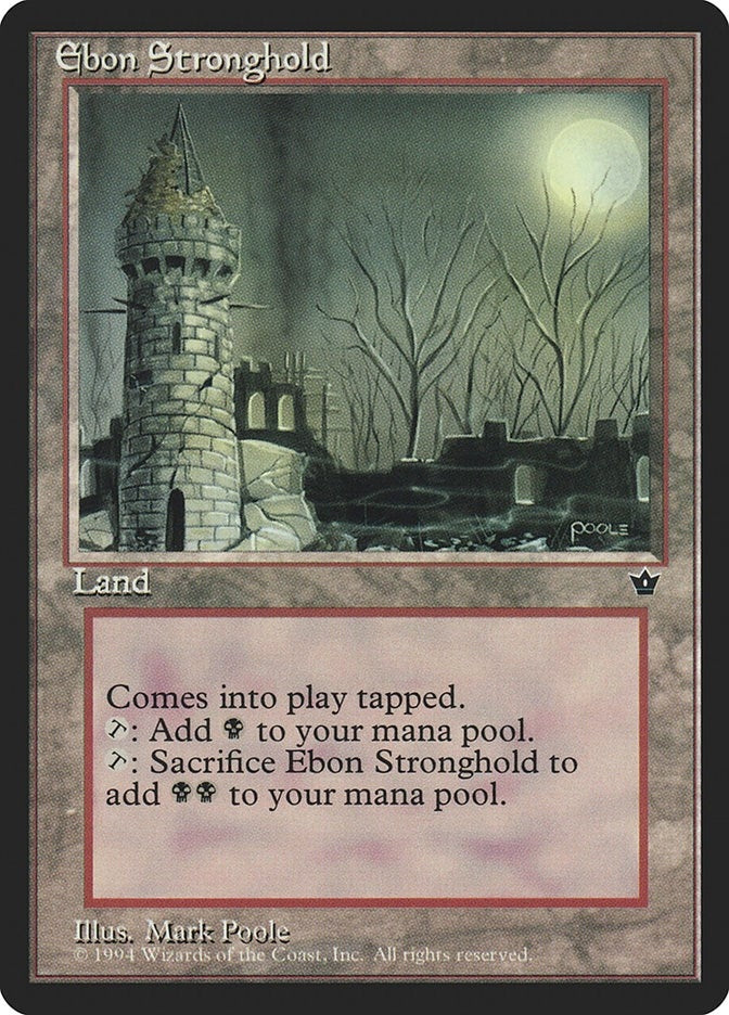 Ebon Stronghold [FEM] - MTG Single