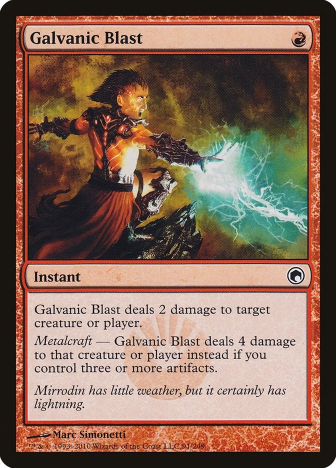 Galvanic Blast (91) [SOM] - MTG Single