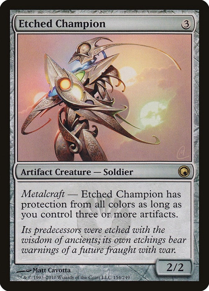 Etched Champion (154) [SOM] - MTG Single