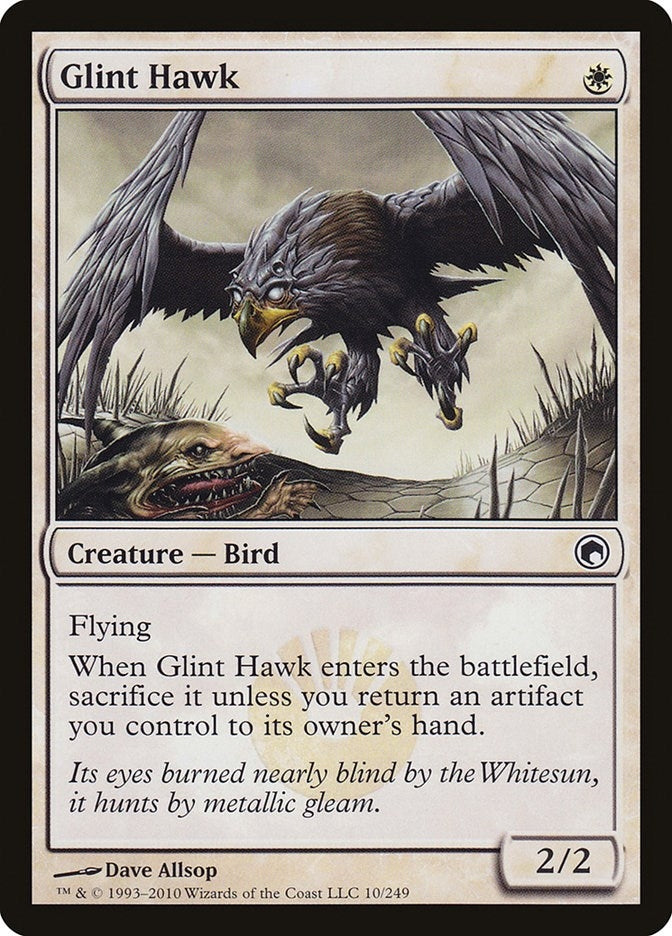 Glint Hawk (10) [SOM] - MTG Single