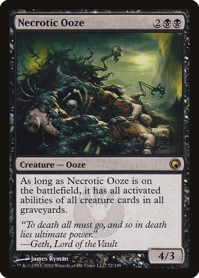 Necrotic Ooze (72) [SOM] - MTG Single