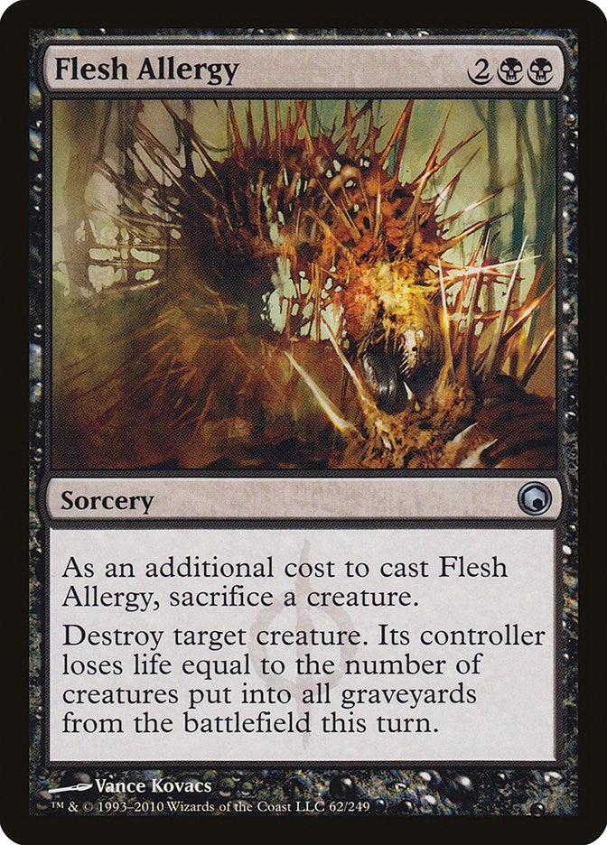 Flesh Allergy (62) [SOM] - MTG Single