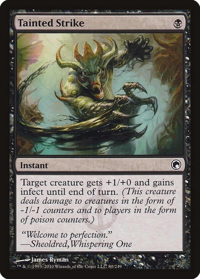 Tainted Strike (80) [SOM] - MTG Single