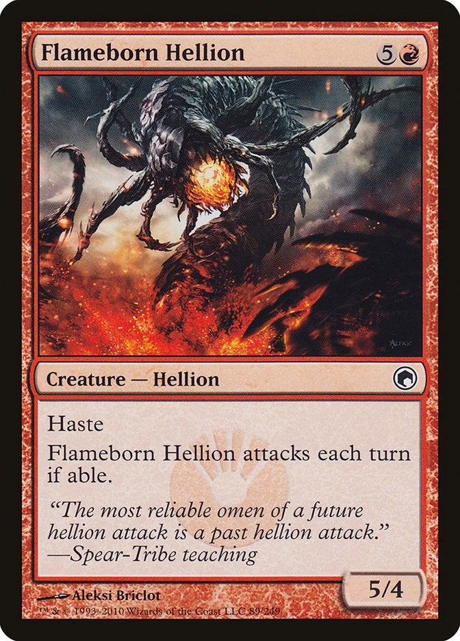Flameborn Hellion (89) [SOM] - MTG Single