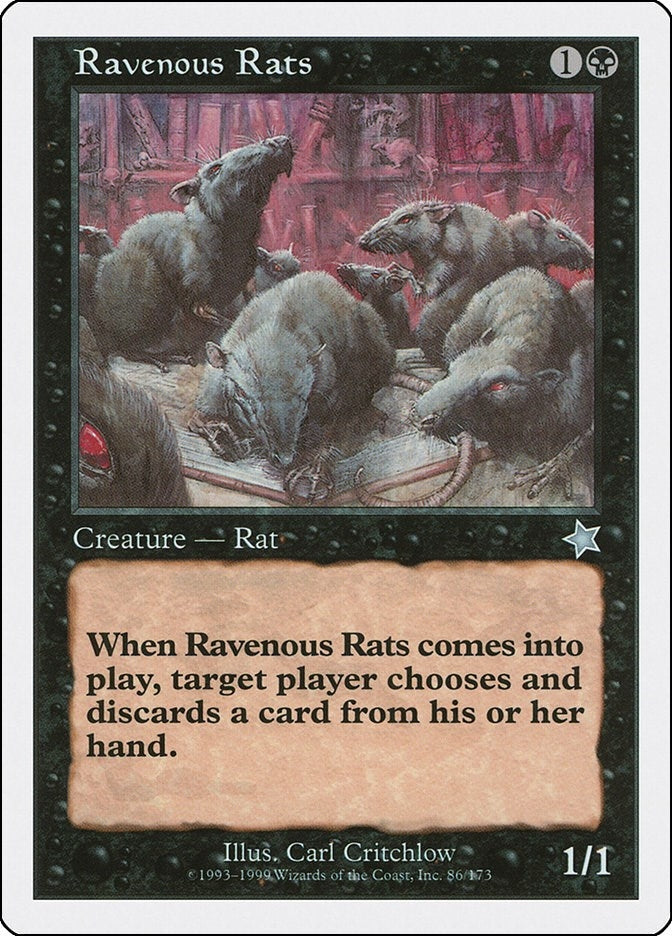 Ravenous Rats (86) [S99] - MTG Single