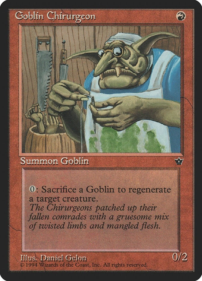Goblin Chirurgeon (Gelon) [FEM] - MTG Single