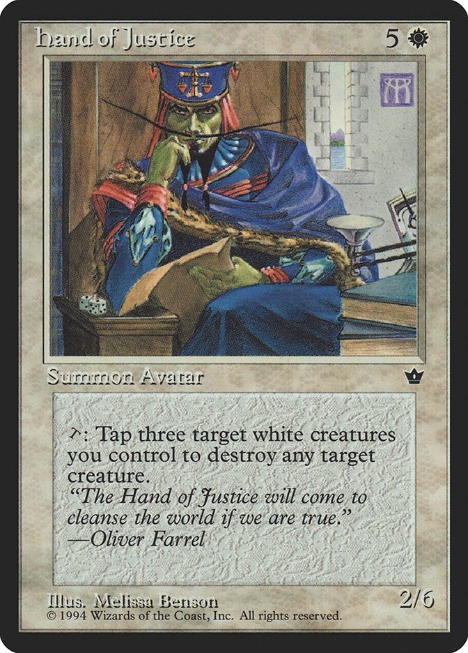 Hand of Justice [FEM] - MTG Single