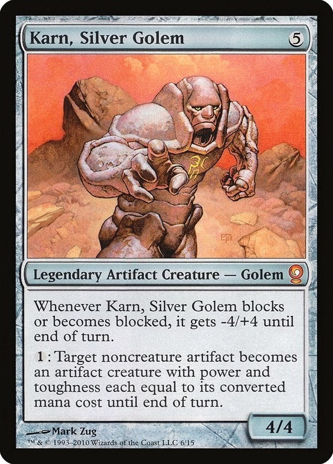 Karn Silver Golem [V10] - MTG Single