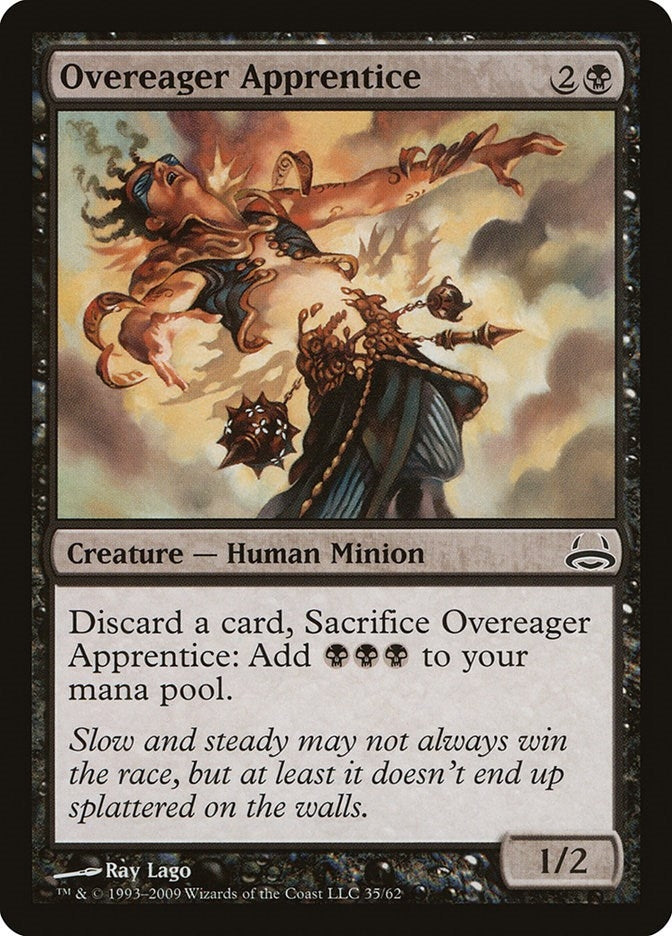 Overeager Apprentice (35) [DDC] - MTG Single