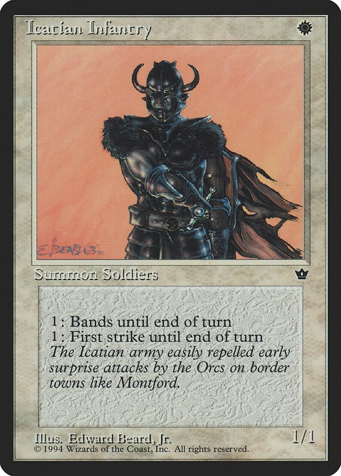 Icatian Infantry [FEM] - MTG Single
