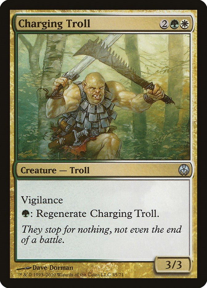 Charging Troll (45) [DDE] - MTG Single