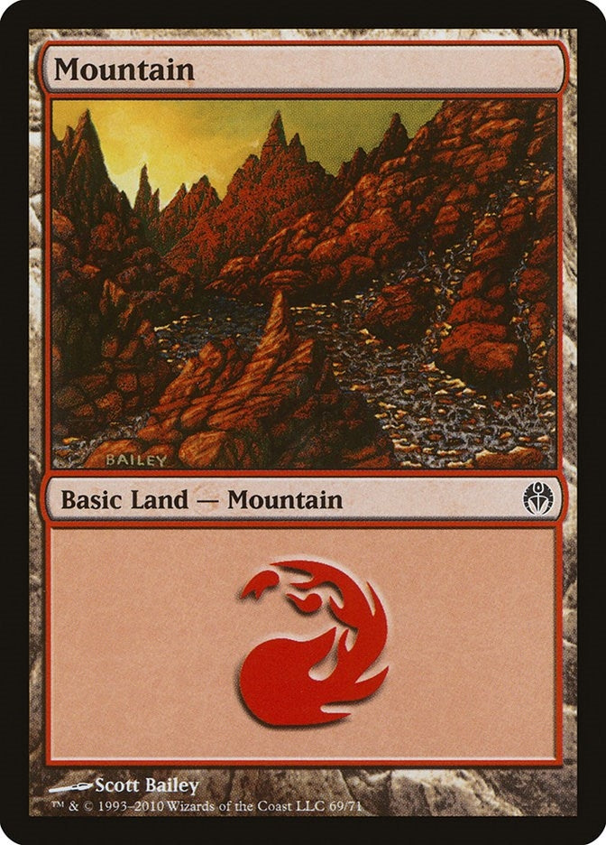 Mountain (69) (69) [DDE] - MTG Single