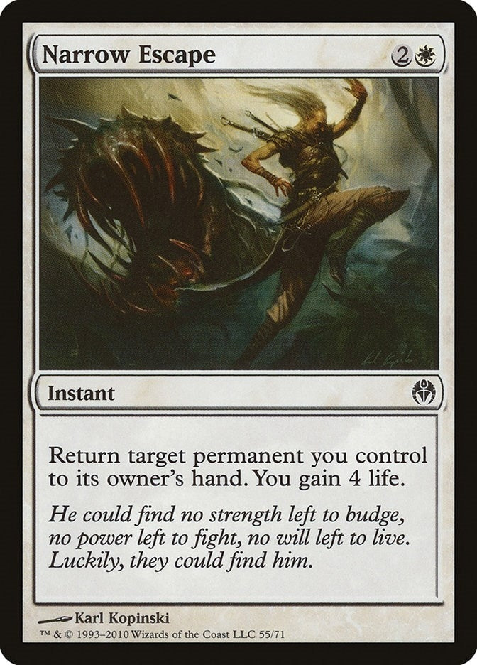 Narrow Escape (55) [DDE] - MTG Single