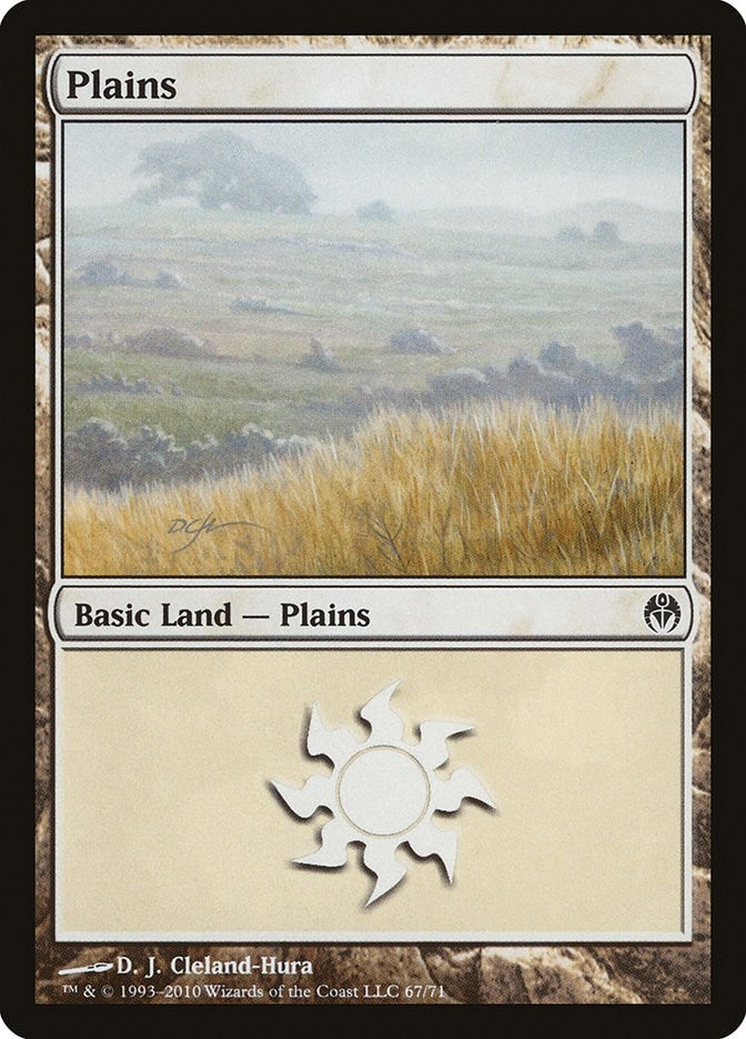 Plains (67) (67) [DDE] - MTG Single