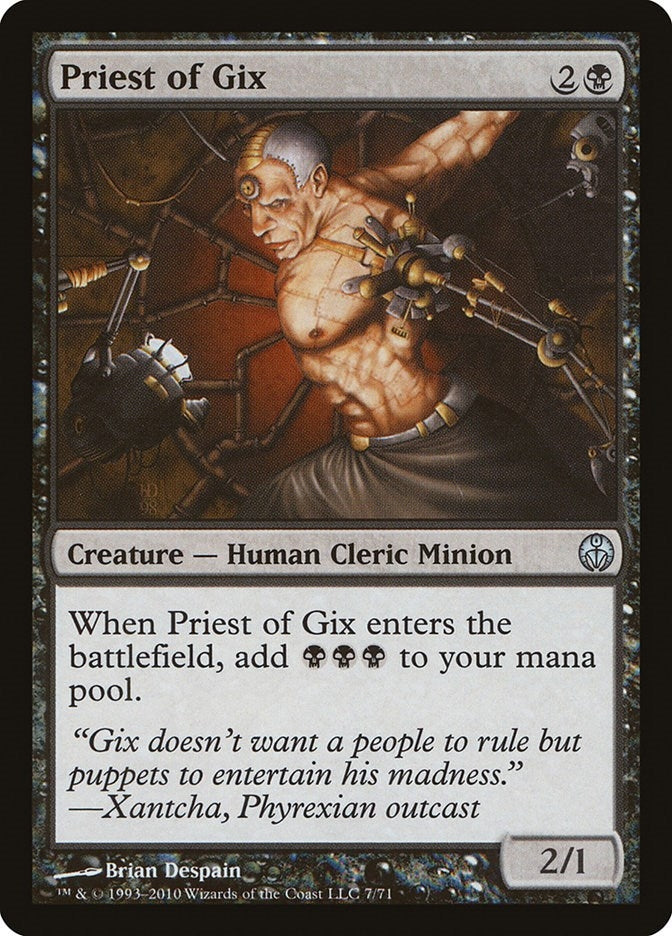 Priest of Gix (7) [DDE] - MTG Single
