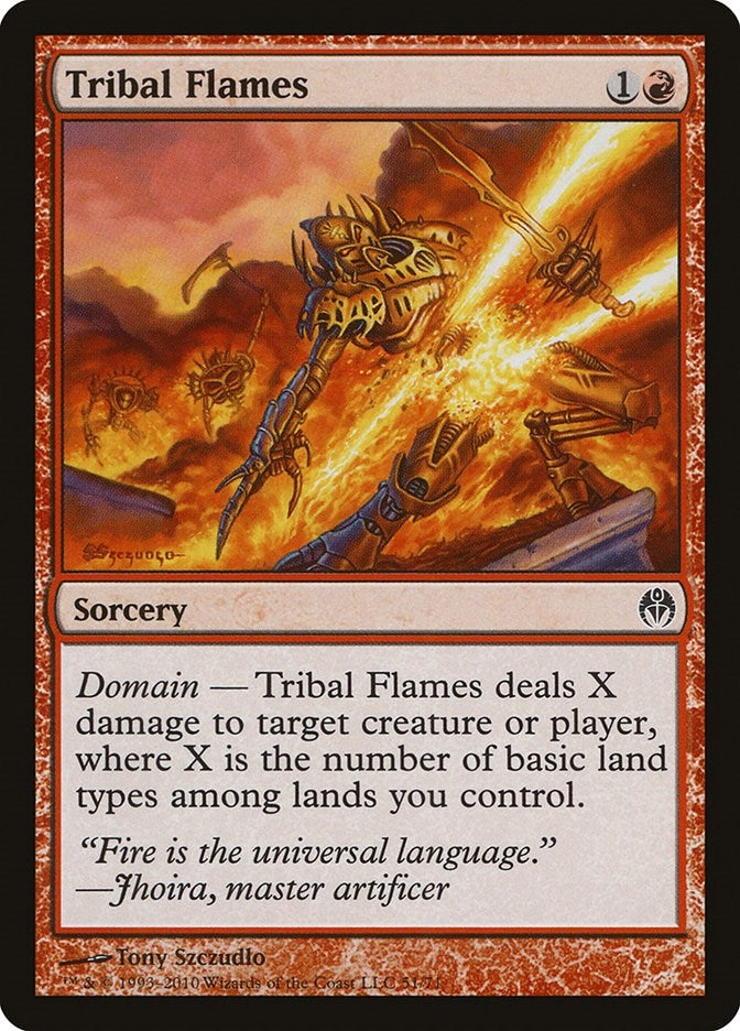 Tribal Flames (51) [DDE] - MTG Single