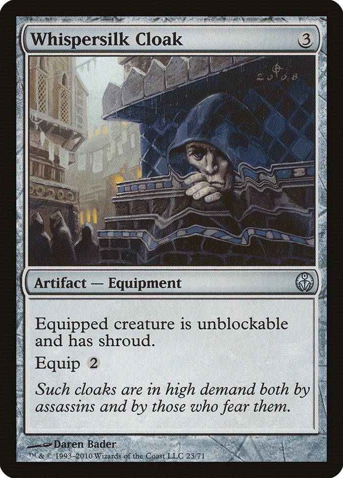 Whispersilk Cloak (23) [DDE] - MTG Single