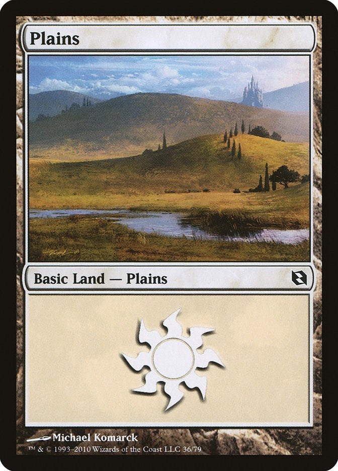 Plains (36) (36) [DDF] - MTG Single